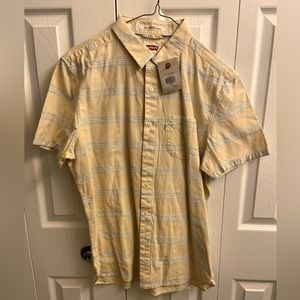 Levi’s | Men’s Pale Yellow Striped Shirt